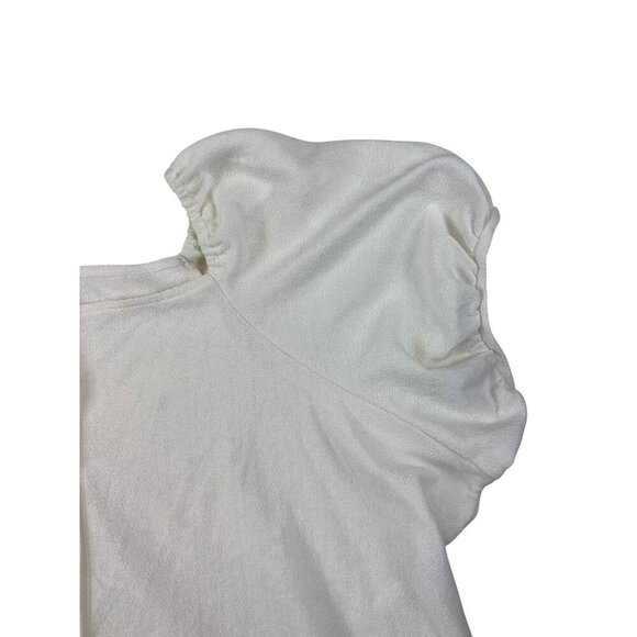 NEW Madewell Women's Top Jacquard Square Neck Puff Sleeve Cream Plus Size 4X - Picture 2 of 8